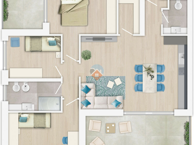 Rovereto - QUADRILOCALE con terrazza CLASSE A+